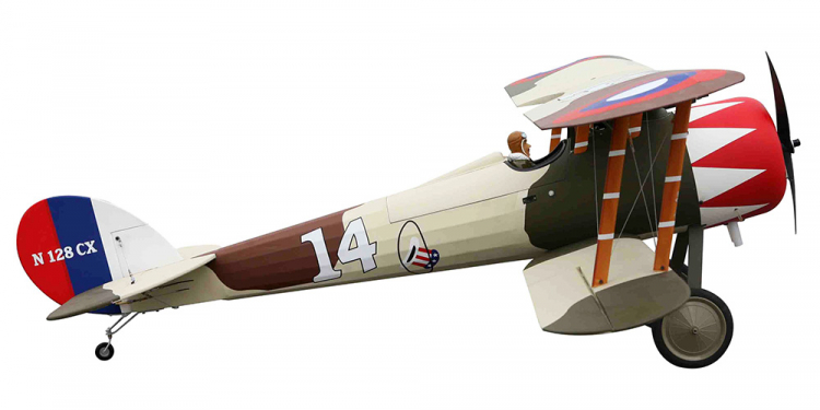 Seagull Nieuport 28 Replica Bipe 20-26cc Gas ARF - Bild 5