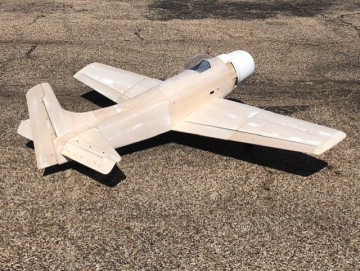 Seagull A-1 Skyraider 220cm radiostyrt warbird flygplan balsa RC modell