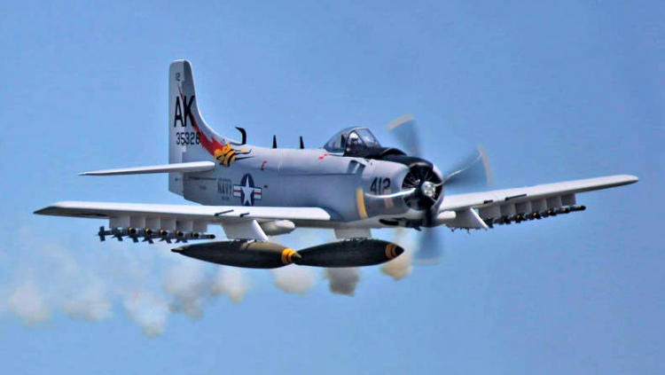 Seagull Skyraider Grå 35-60cc Bensin 2.15m ARF - Bild 3
