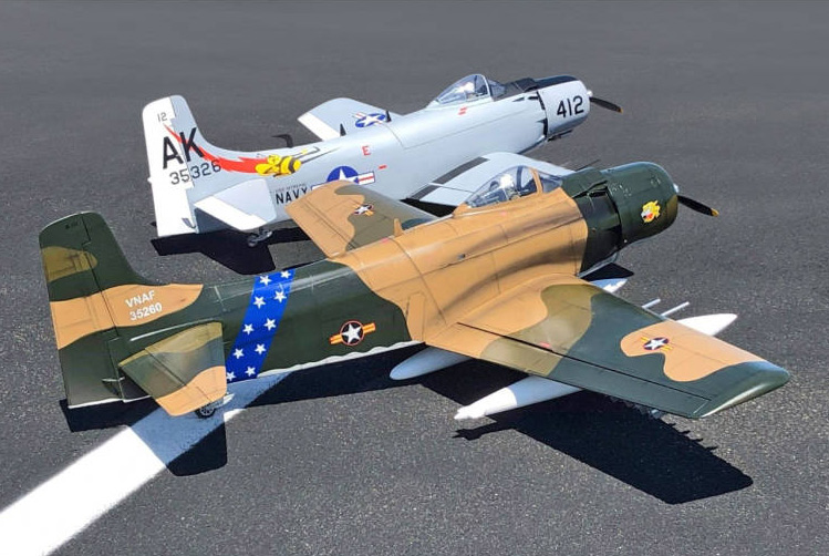 Seagull Skyraider Grå 35-60cc Bensin 2.15m ARF - Bild 4