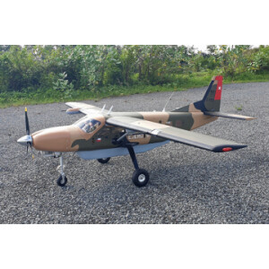 Seagull Cessna 208 Grand Caravan EX Military 215cm radiostyrt flygplan balsa RC modell
