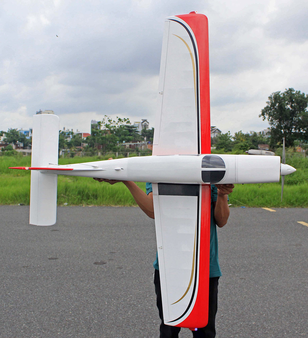 Seagull Piper Cherokee 153cm 10-15cc Röd ARF - Bild 4