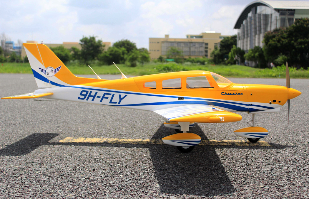 Seagull Piper Cherokee 153cm 10-15cc Gul ARF - Bild 4