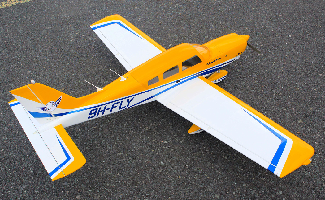 Seagull Piper Cherokee 153cm 10-15cc Gul ARF - Bild 6