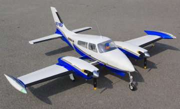 Seagull Cessna 310 Twin Engine 205.8cm radiostyrt flygplan balsa RC modell