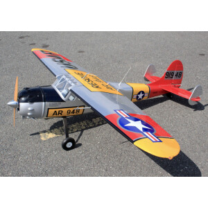 Seagull Cessna 195 USAF 229cm radiostyrt flygplan balsa RC modell