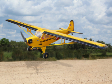 Seagull Piper Cub 224cm radiostyrt flygplan balsa RC modell