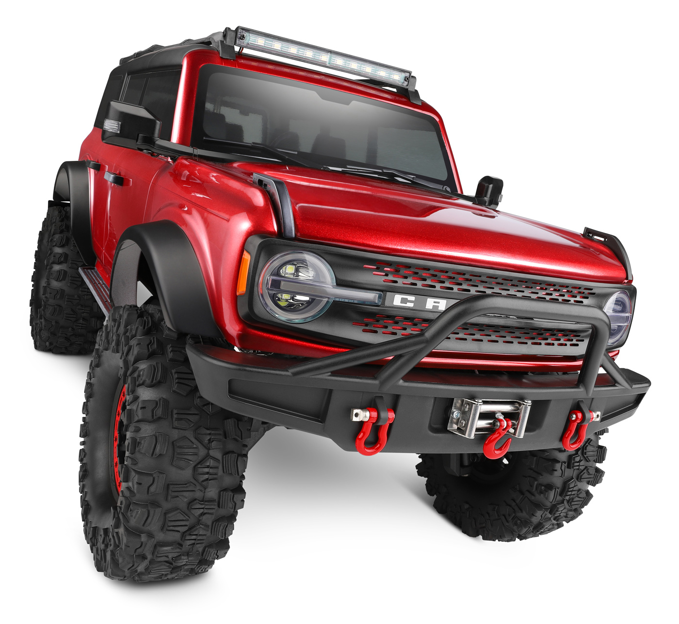 WL 104020 4WD Crawler Truck m. Vinsch 1/10 RTR Röd - Bild 3