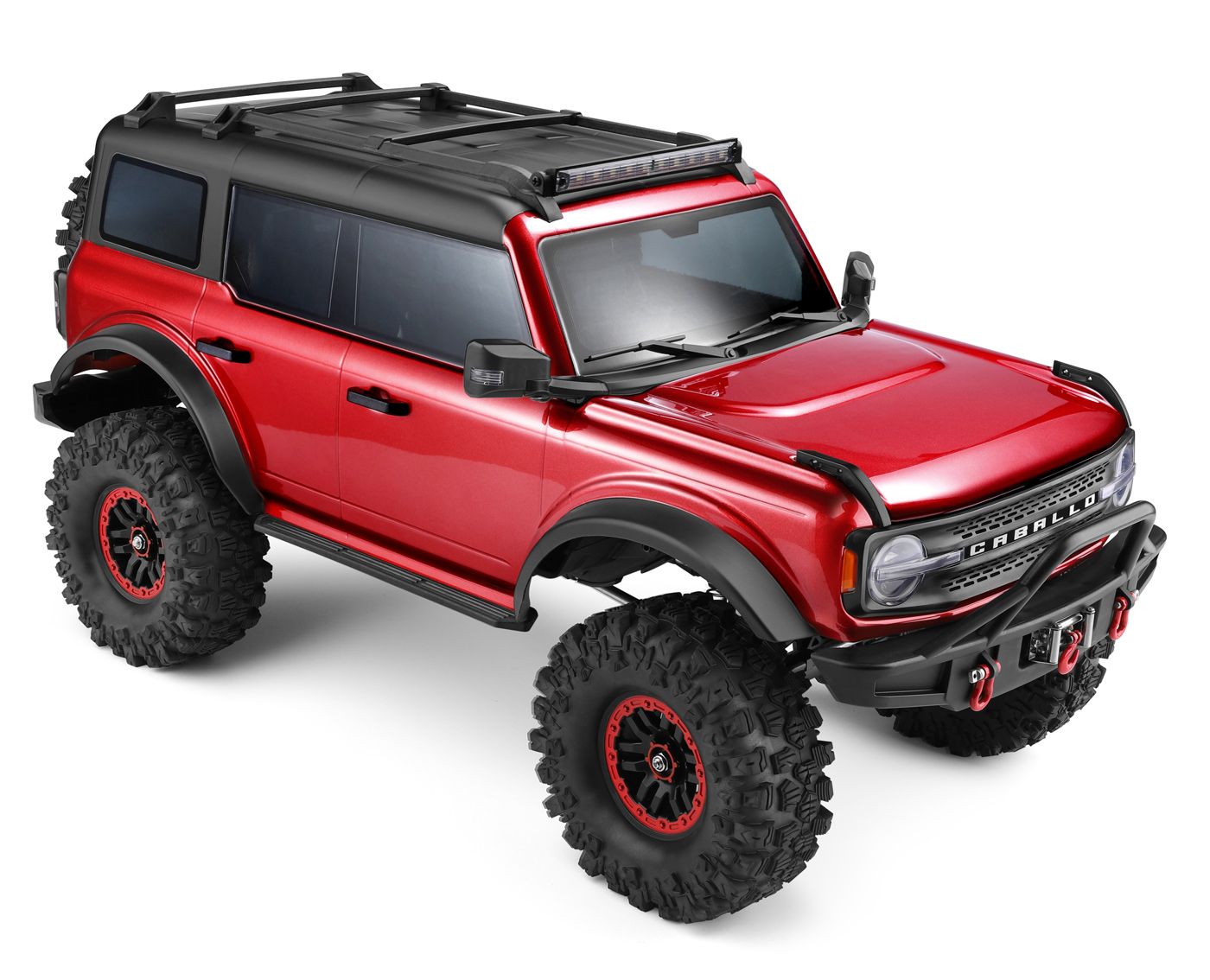 WL 104020 4WD Crawler Truck m. Vinsch 1/10 RTR Röd - Bild 4